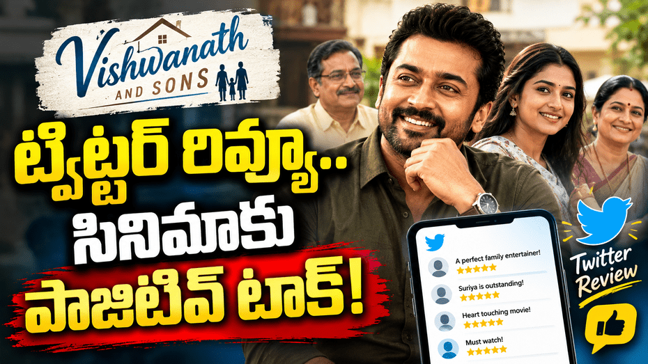 విశ్వనాథ్ అండ్ సన్స్’ ట్విట్టర్ రివ్యూ.. సినిమాకు పాజిటివ్ టాక్..!